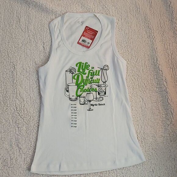 WOMEN'S DEL SOL MYRTLE BEACH TANK TOP, SIZE 2XL - NEW! - Picture 1 of 8